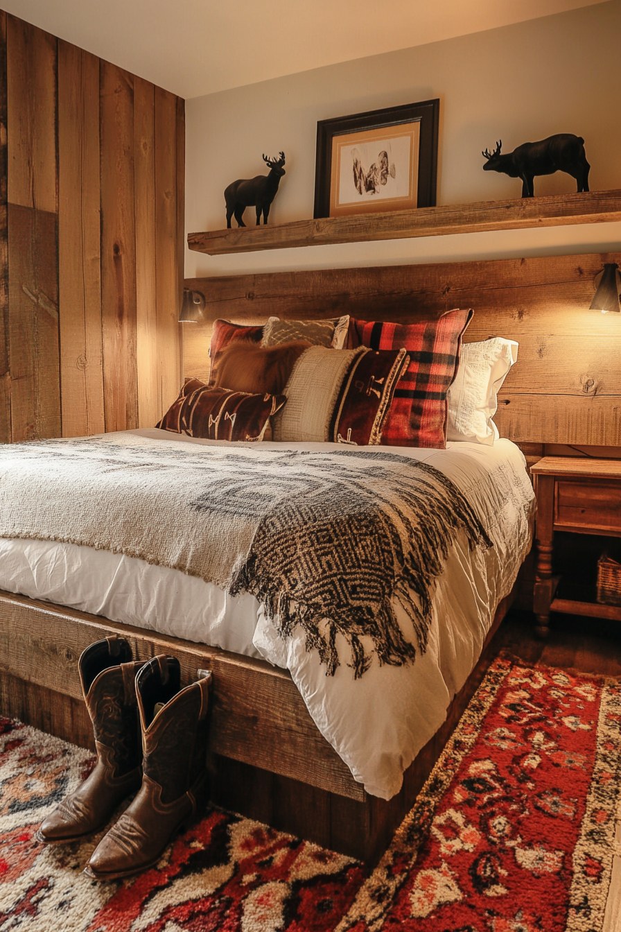 western ranch bedroom