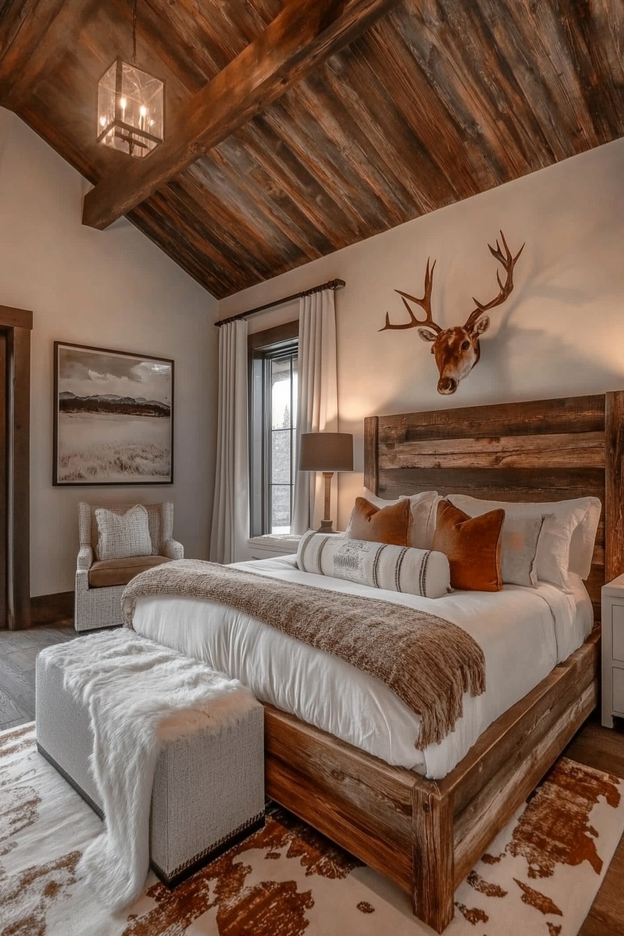 western ranch bedroom