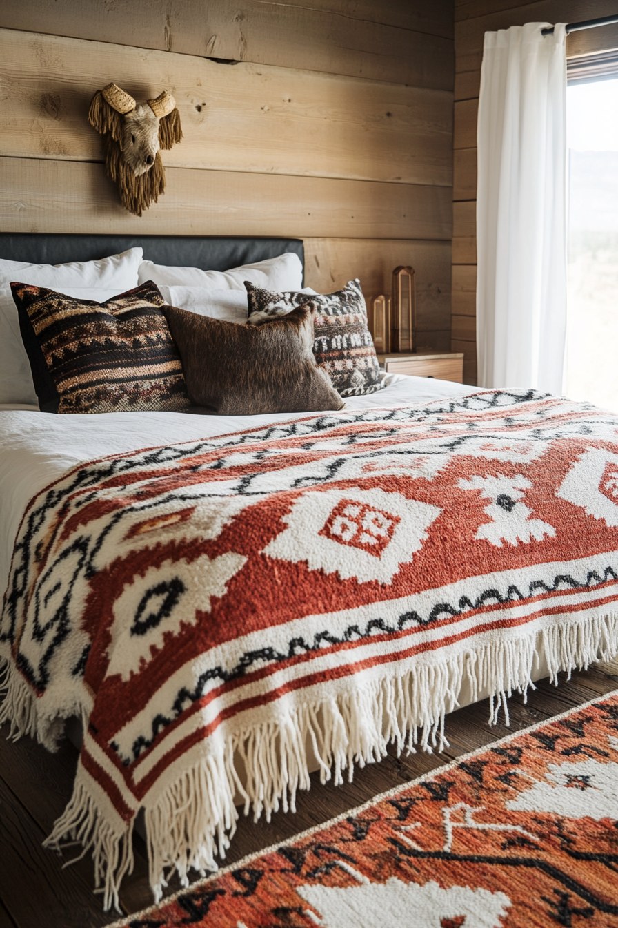 western ranch bedroom