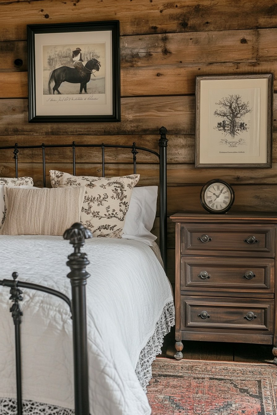 western ranch bedroom