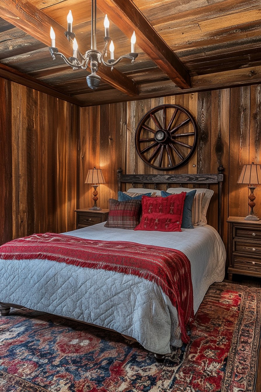 western ranch bedroom