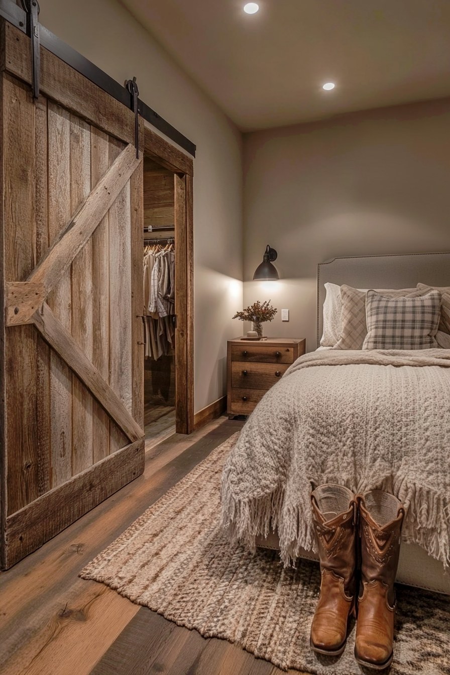 western ranch bedroom