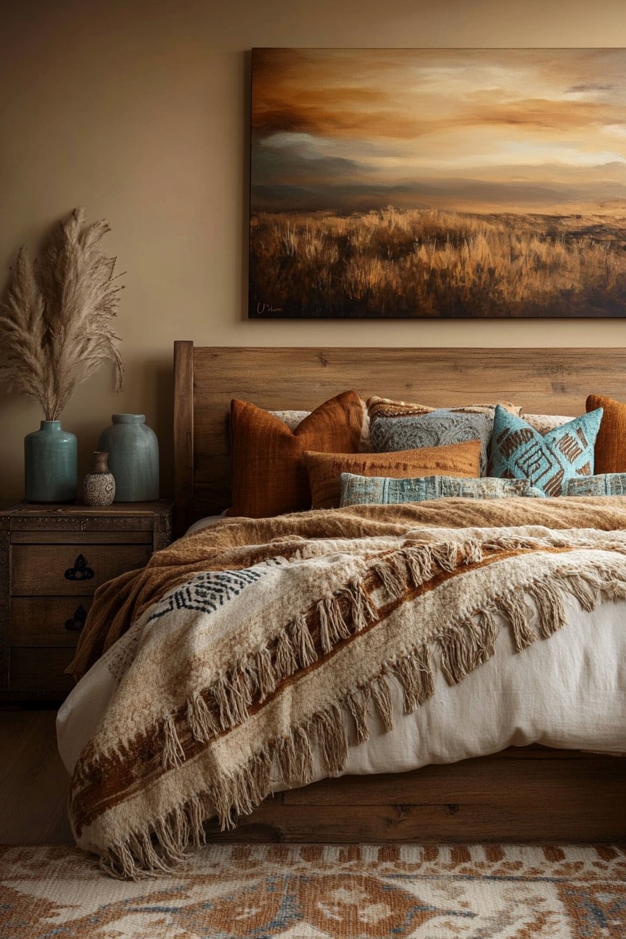 western ranch bedroom