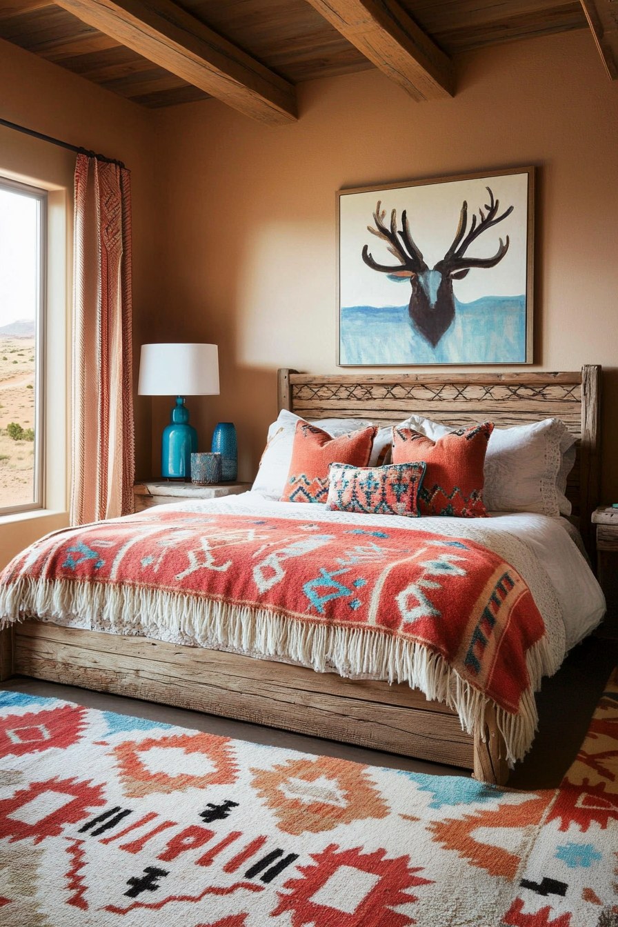 western ranch bedroom