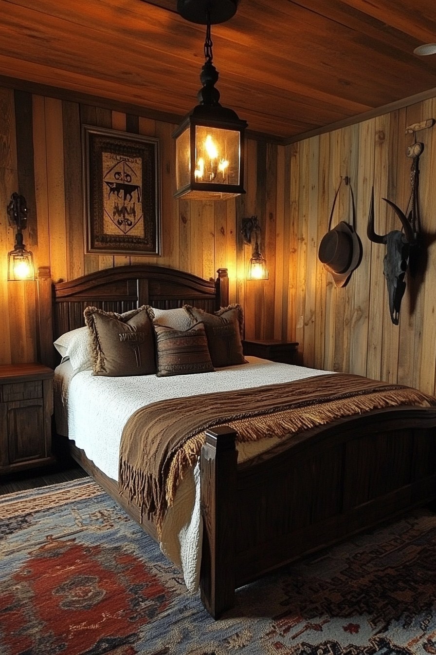 western ranch bedroom