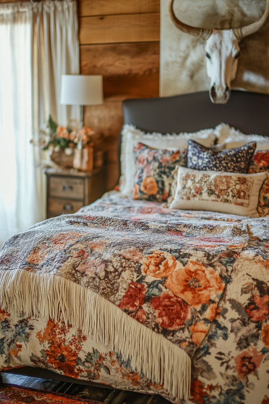 western ranch bedroom