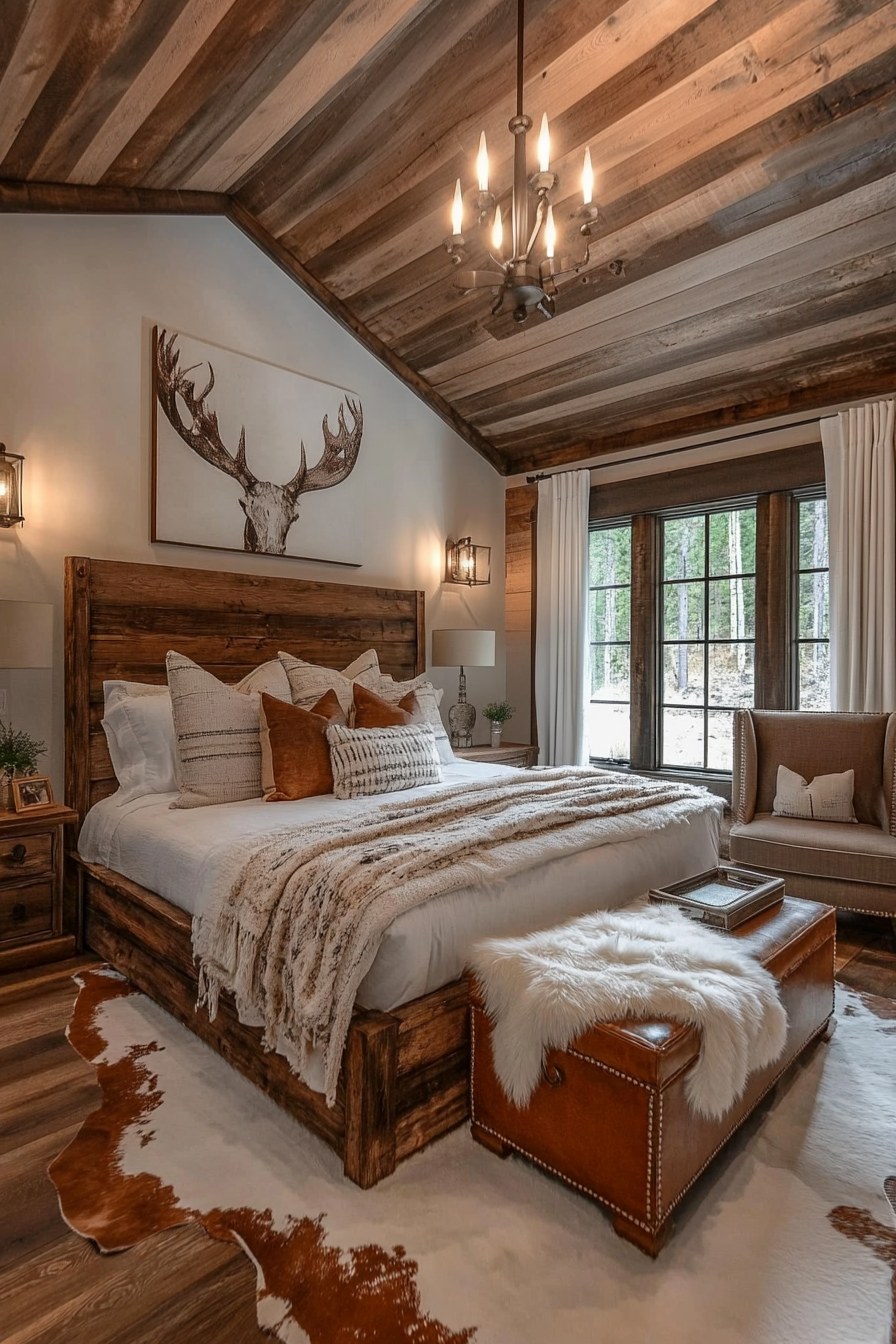 western ranch bedroom