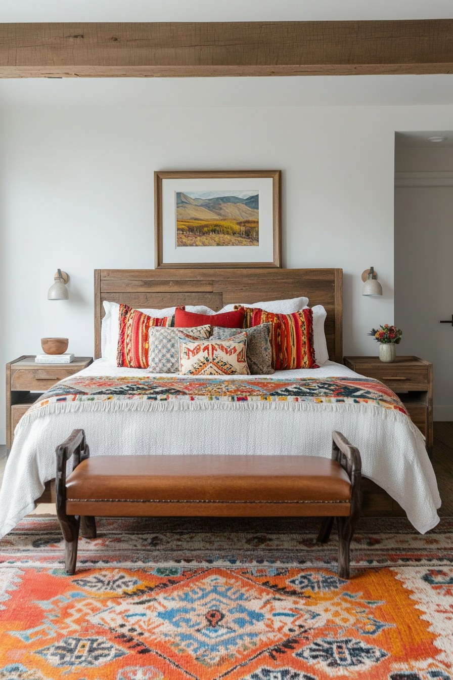 western ranch bedroom