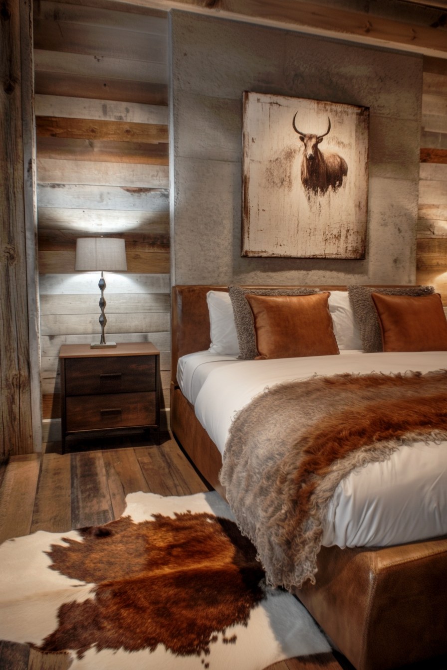 western ranch bedroom