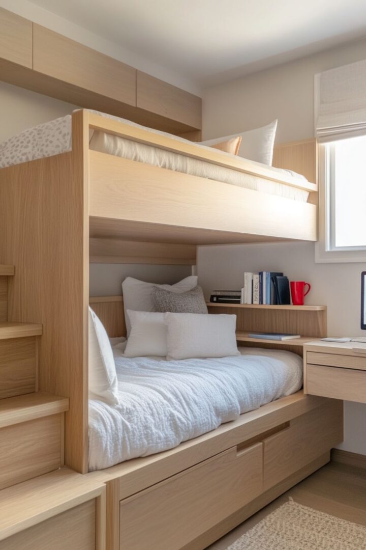 27 Cool and Creative Bunk Room Ideas for Boys - H.M.G