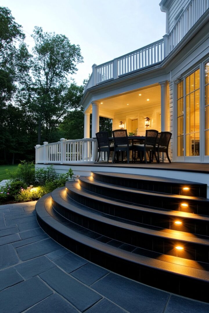 25+ Creative Deck Stair Ideas That Will Make Your Neighbors Jealous! - H.M.G