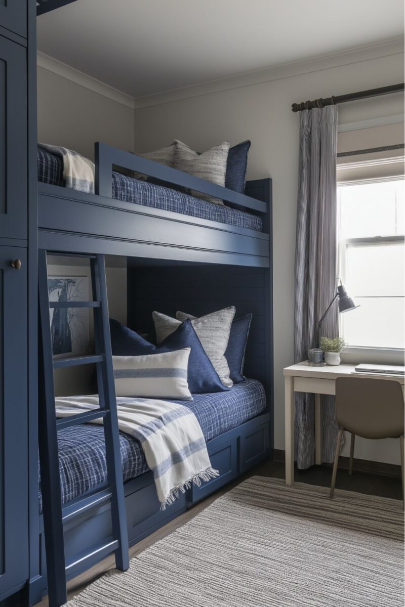 27 Cool and Creative Bunk Room Ideas for Boys - H.M.G