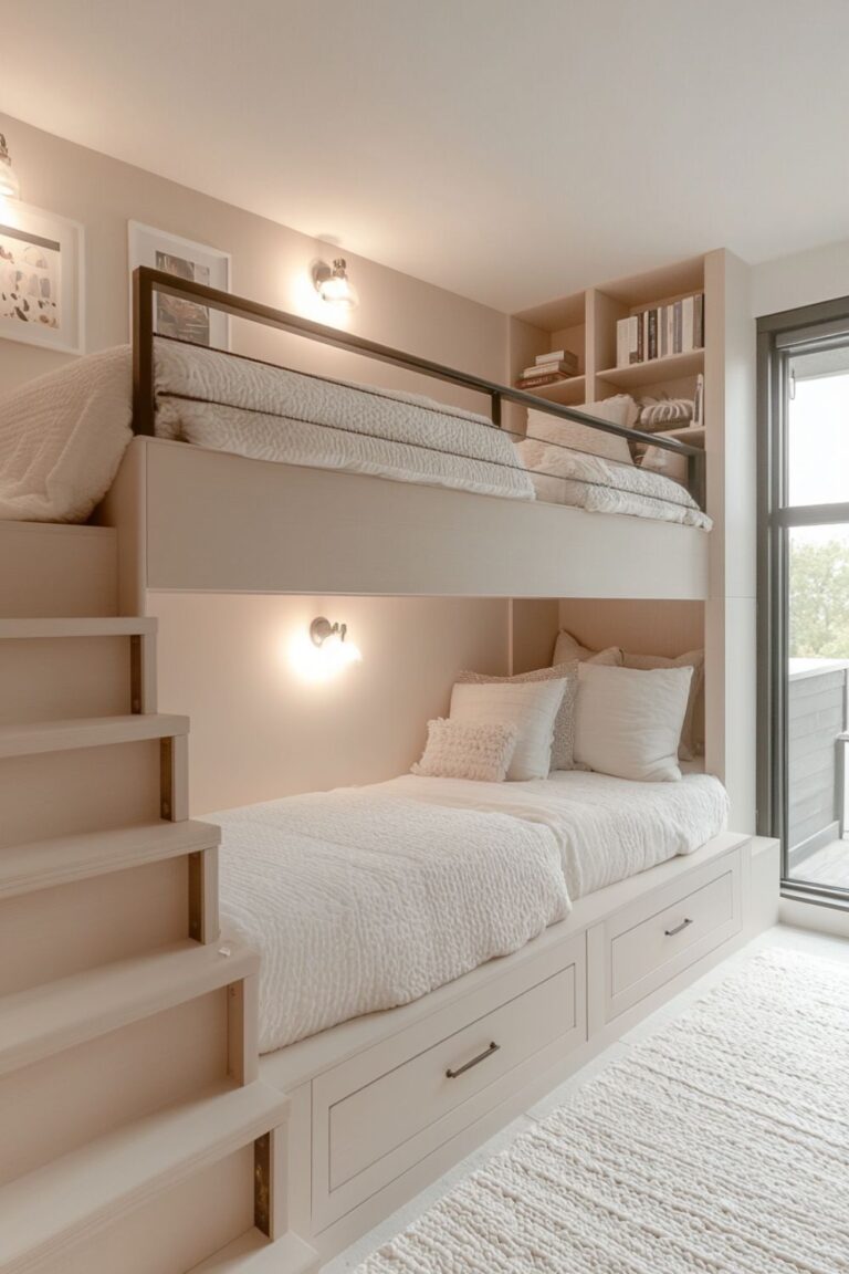 27 Cool and Creative Bunk Room Ideas for Boys - H.M.G