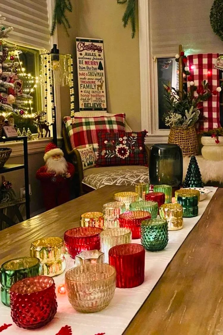 elegant christmas table centerpiece