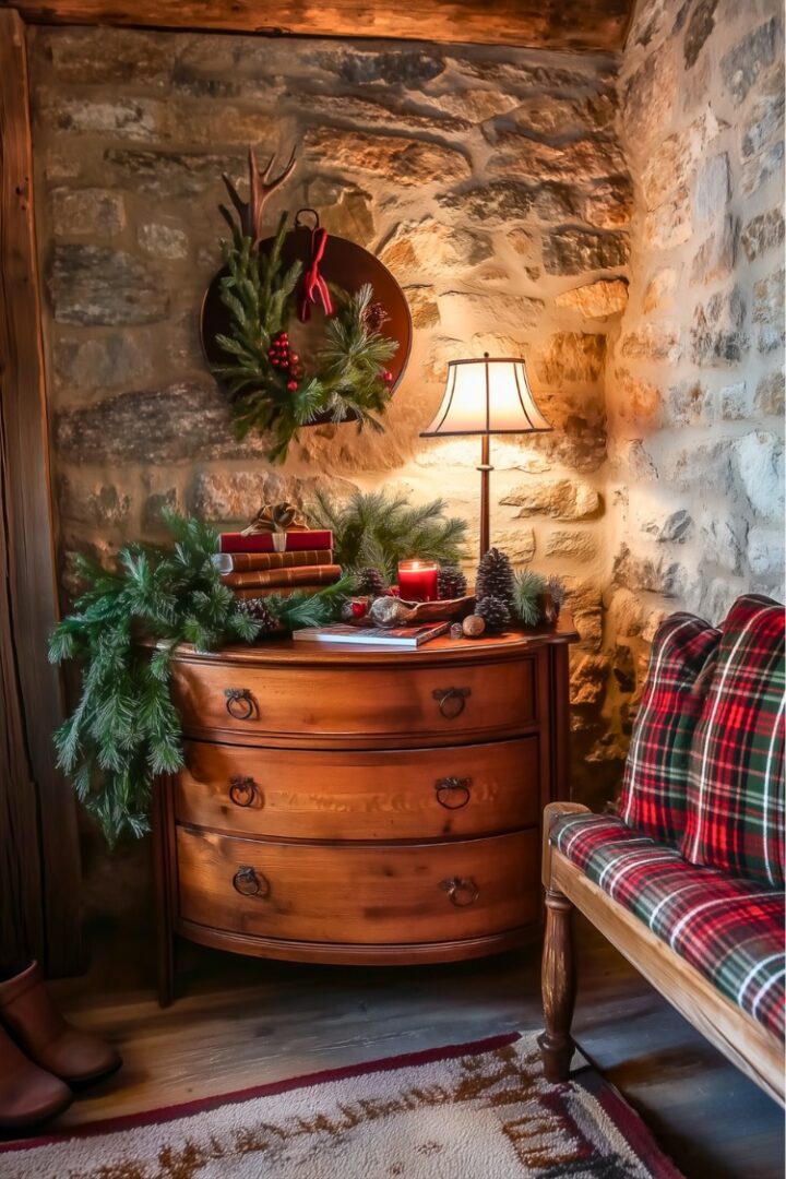 20 Magical Rustic Cabin Christmas Decor Ideas - H.M.G