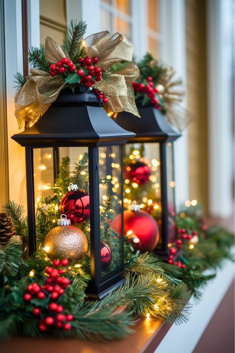 Decorated Christmas Lantern Ideas