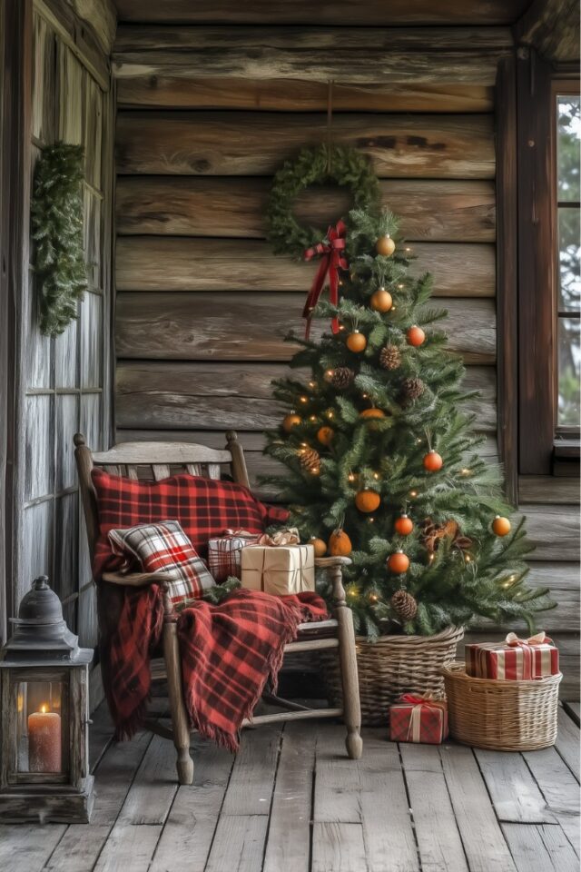 20 Farmhouse Christmas Porch Ideas That Will Transform Your Holiday ...