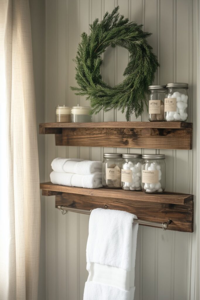 22 Easy Christmas Bathroom Decor Ideas to Festive Up Your Space! - H.M.G