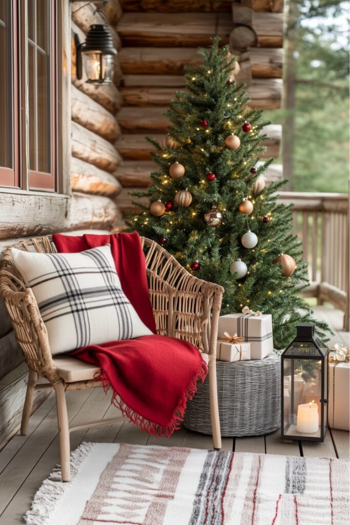 20 Farmhouse Christmas Porch Ideas That Will Transform Your Holiday ...