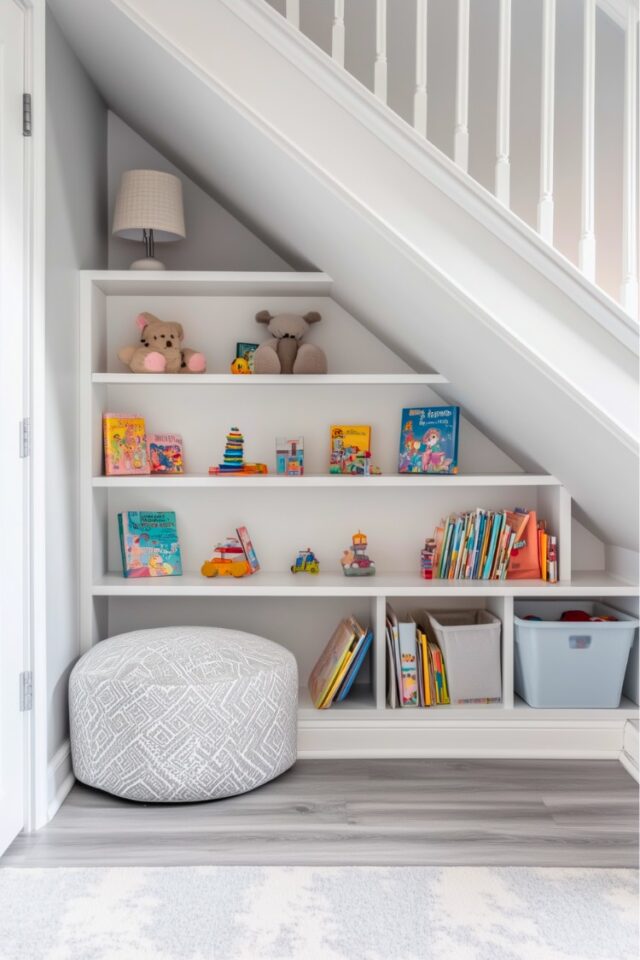 15+ Fun Play Area Ideas Under the Stairs for Kids - H.M.G