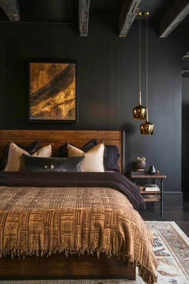 20+ Black and Brown Bedroom Ideas That Blend Style and Comfort Perfectly - H.M.G