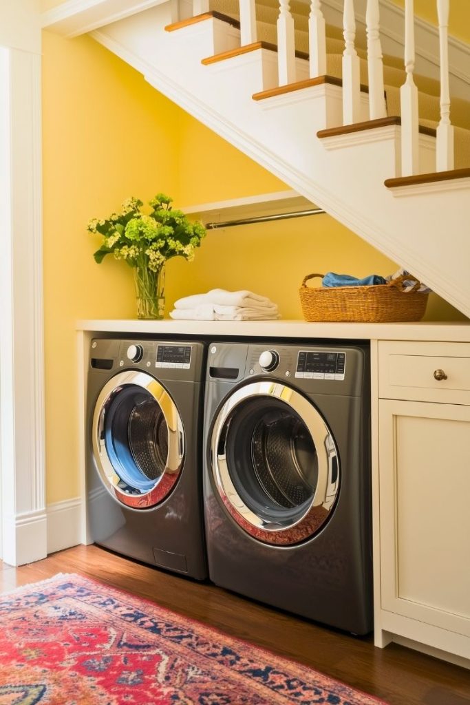 10+ Space-Saving Laundry Ideas Under the Stairs You Need to See - H.M.G