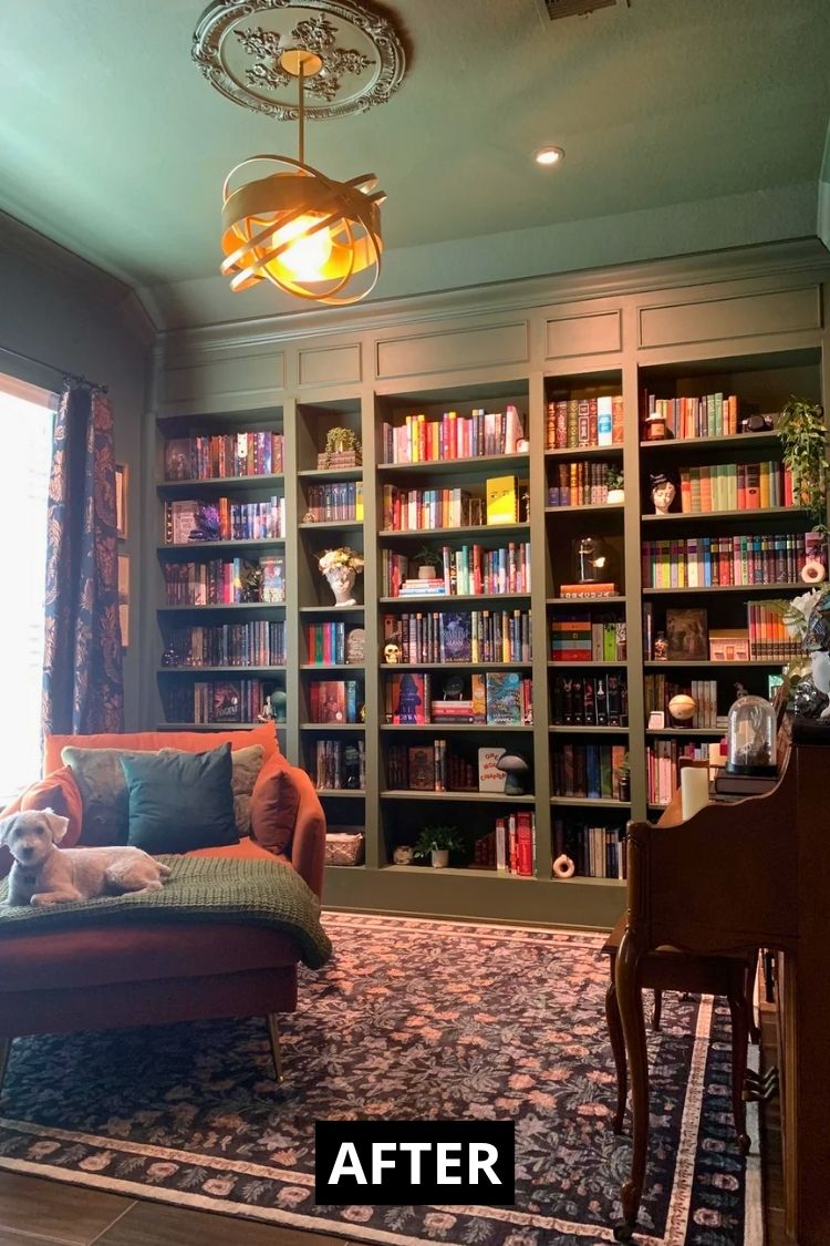 after image of home library