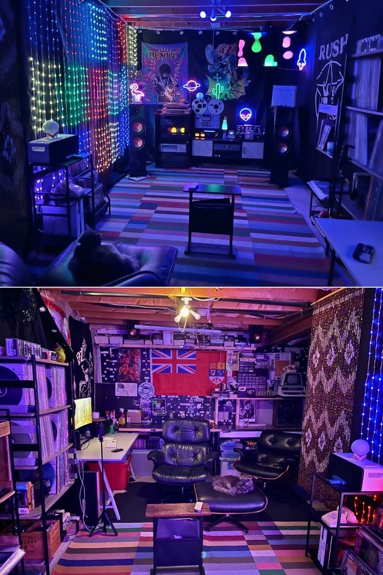 basement music room