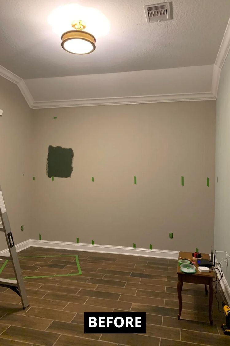 before image of home library