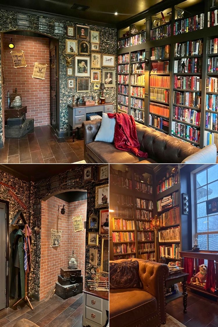 cozy home library