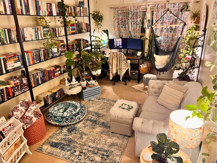 cozy home library