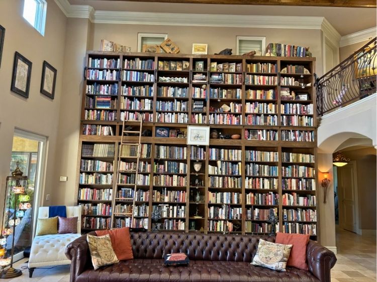 cozy home library
