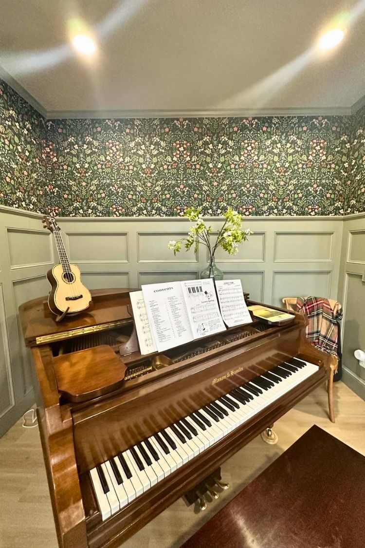 cozy music room