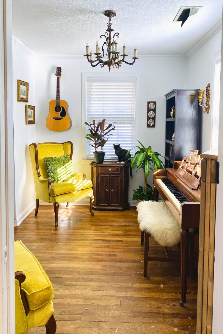 cozy music room