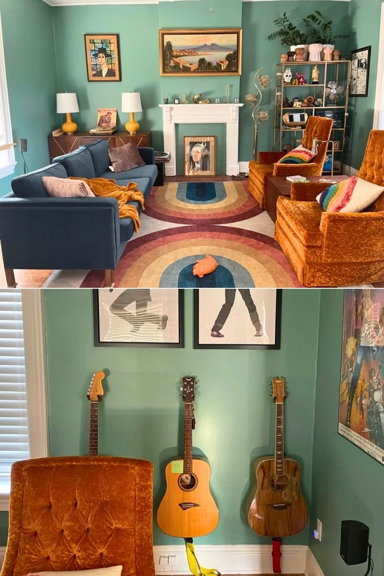 cozy music room
