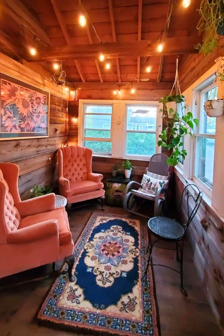 enclosed front porch