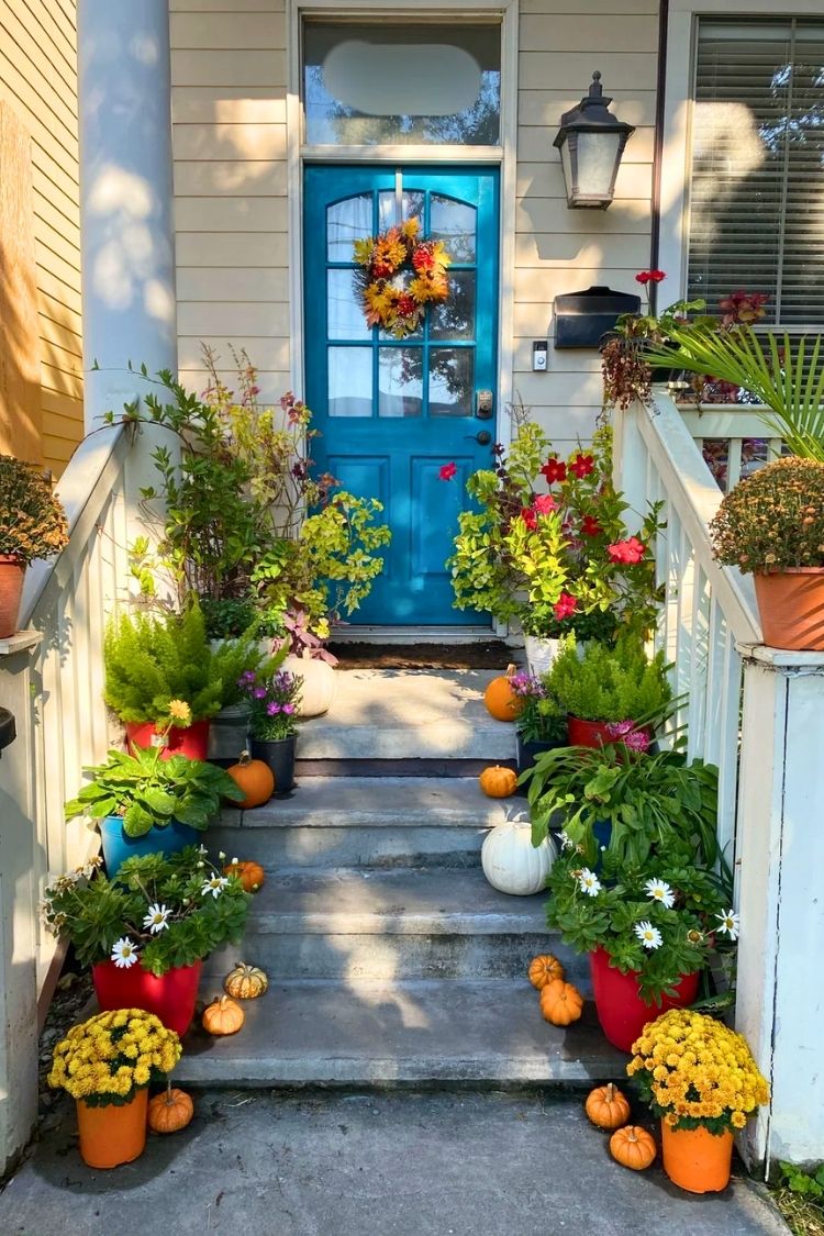 fall front porch