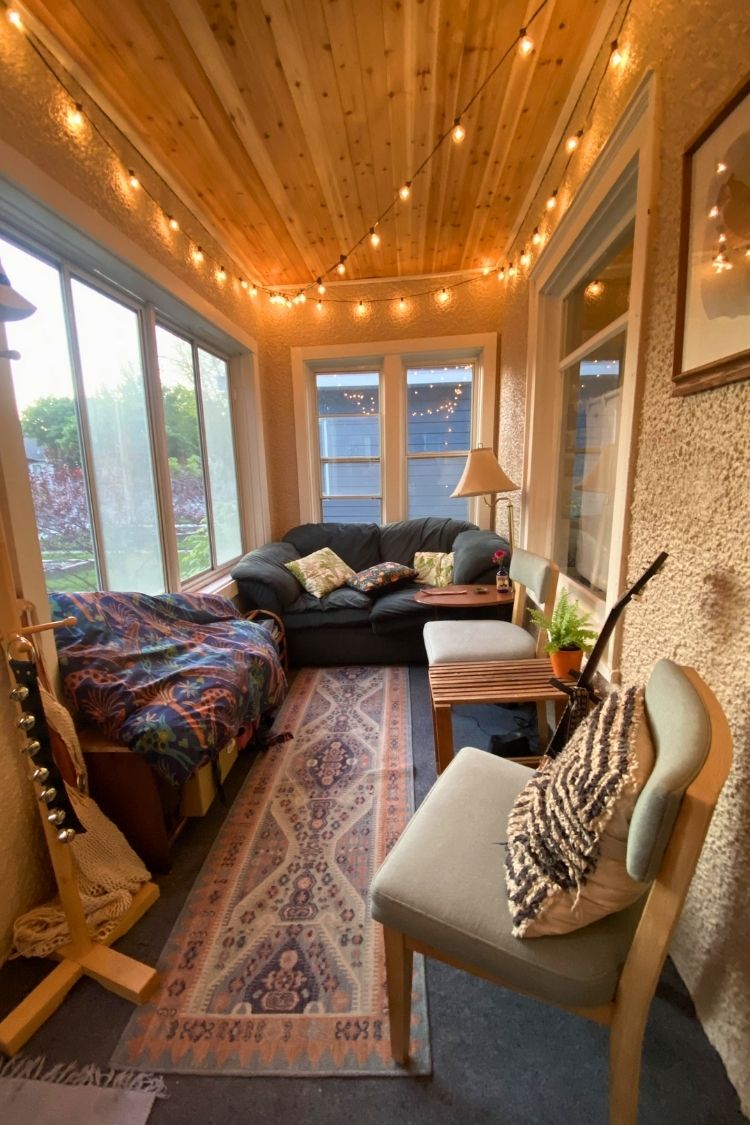 front porch with sitting area