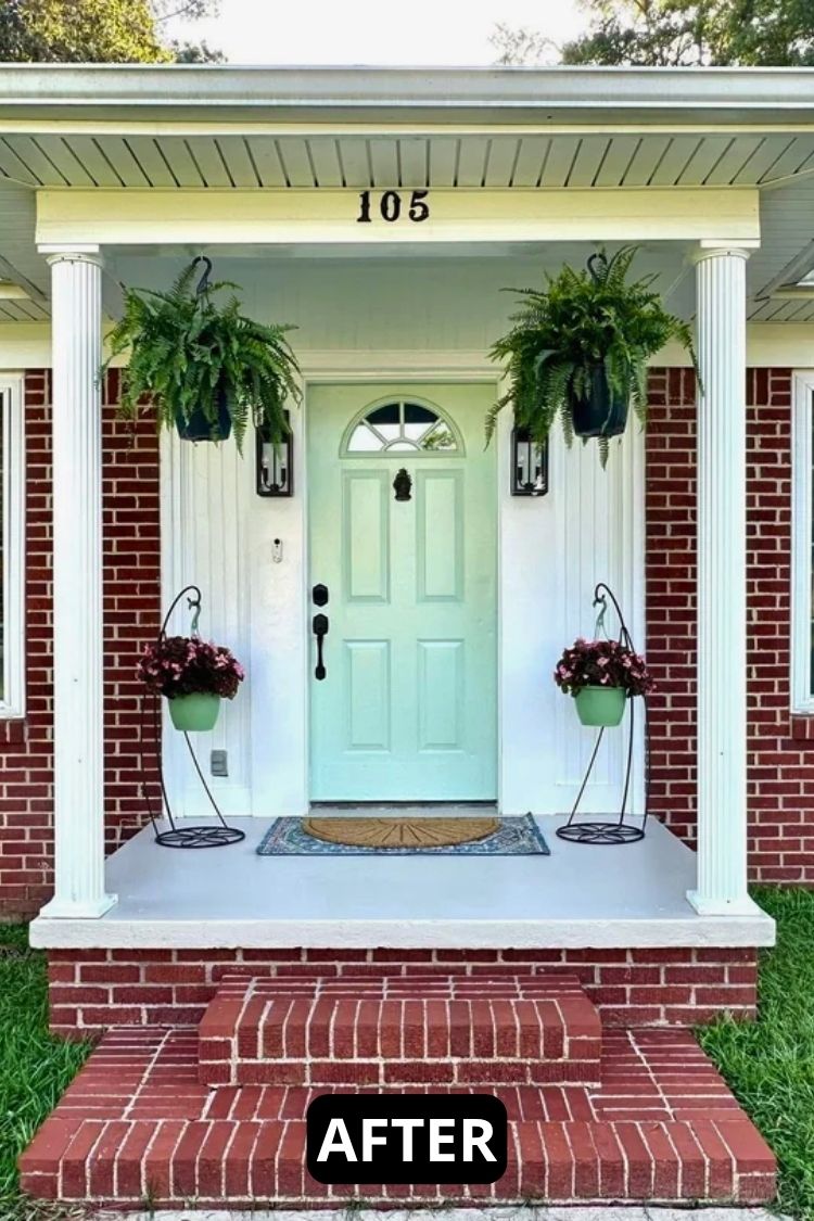 spring front porch after imagew