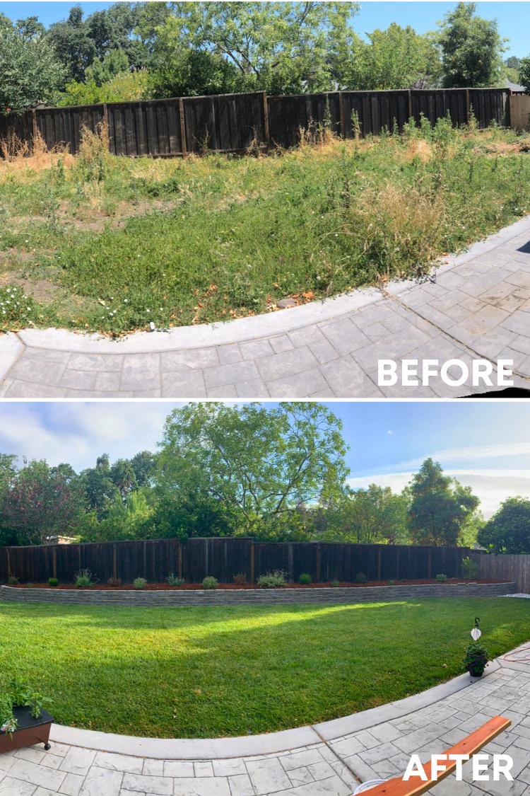 backyard makeover idea
