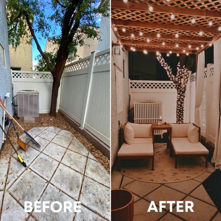 backyard makeover idea