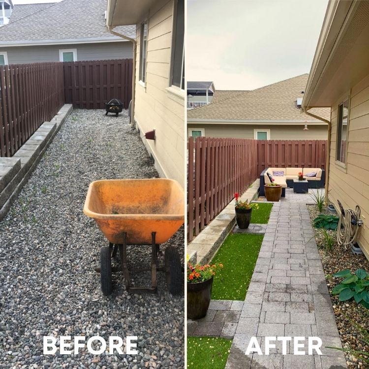 backyard makeover idea