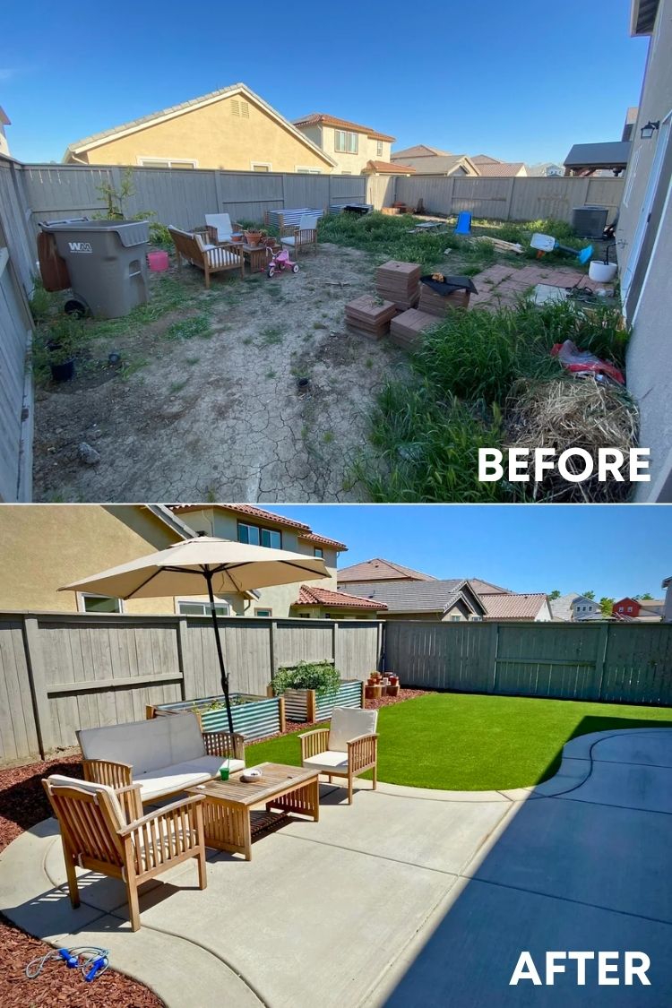 backyard makeover idea