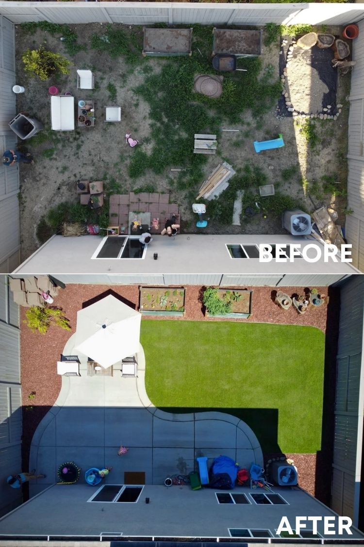 backyard makeover idea