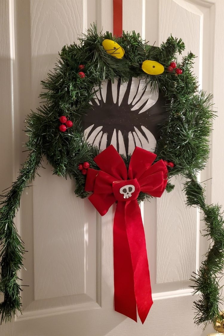 diy halloween wreath