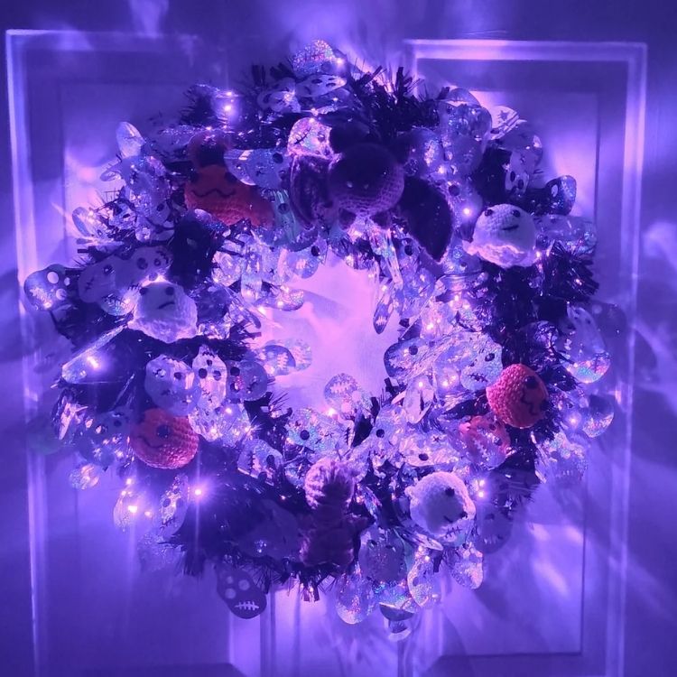 diy halloween wreath