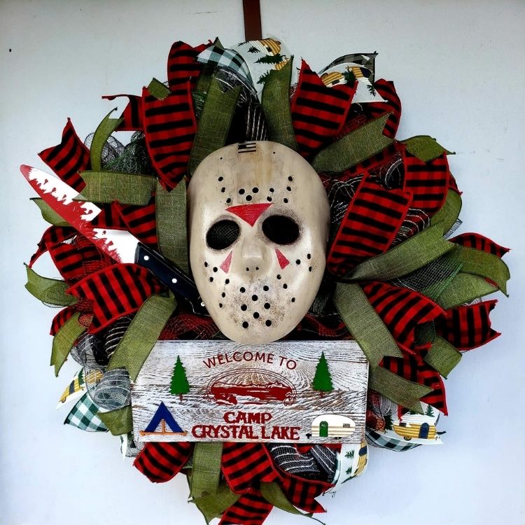 diy halloween wreath