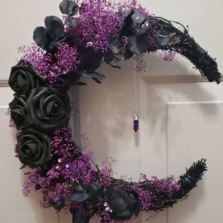 diy halloween wreath