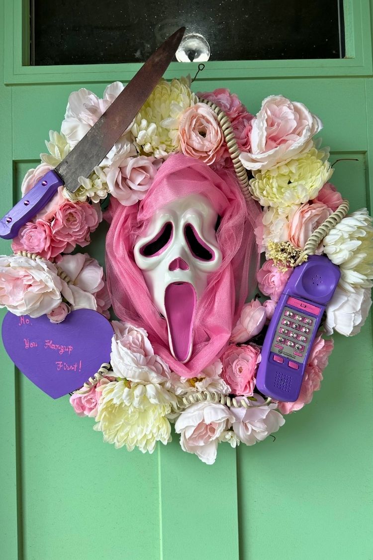 diy halloween wreath