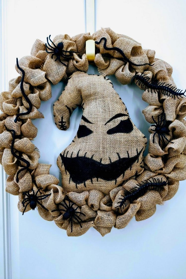 diy halloween wreath